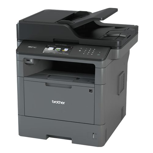 BRO75385 | The Brother MFC-L5700DN is a versatile multifunctional laser printer with high speed output - up to 40 pages per minute. With gigabit network support, it provides print, scan, copy and fax functionality to small workgroups at an economical cost. You can scan and copy at resolutions up to 1,200 x 600 dpi, with scan speedn of up to 24ipm and enjoy mobile functionality with AirPrint and Cloud Print support.