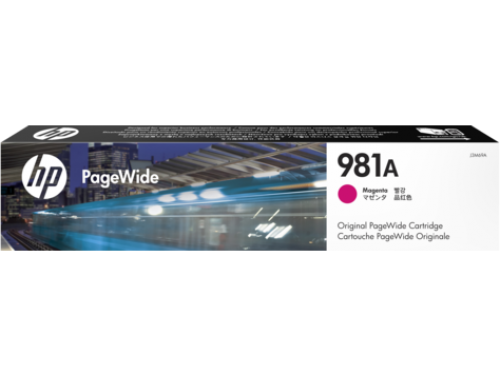 HP 981A Magenta Standard Capacity Ink Cartridge 70ml for HP PageWide Enterprise Color 556/586 - J3M69A