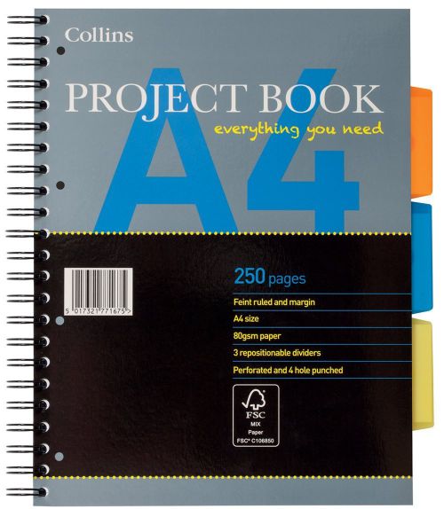Collins Essential A4 Project Book PK5