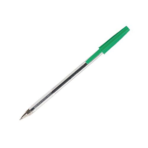 ValueX Ballpoint Pen 1.0mm Tip 0.7mm Line Green (Pack 50) - 864004