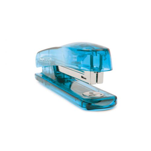 Rapesco Klippa Stapler Plastic 10 Sheet Assorted Transparent Colours