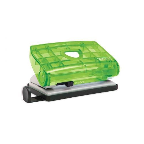 Rapesco 810-P 2 Hole Punch Metal 12 Sheet Assorted Colours