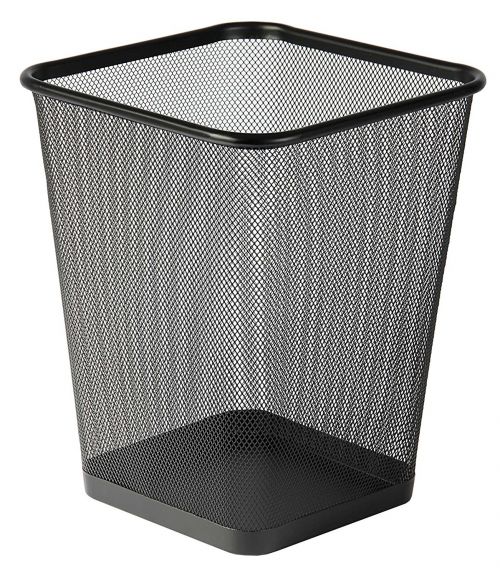 Osco Wiremesh Square Waste Bin Regular 29cm (Black)