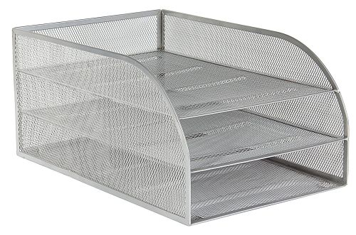 Osco Mesh 3 Tier Assembled Tray (Silver)