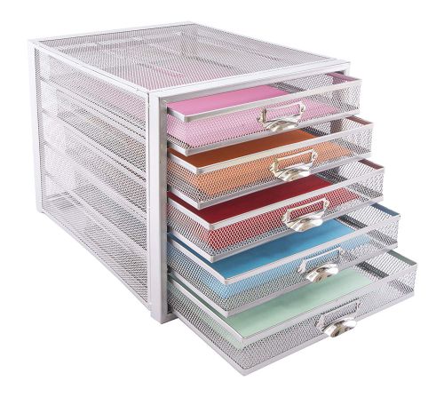 Osco Mesh 5 Sorter Drawer (Silver)