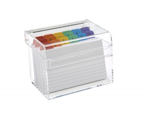 Osco Clear Acrylic Index Box
