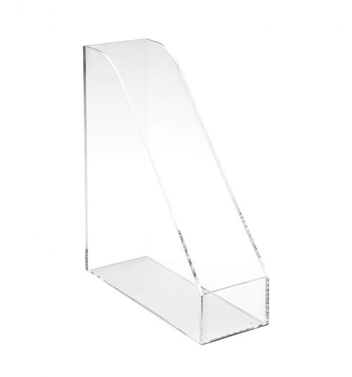 Osco Clear Acrylic Magazine Rack