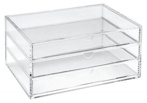 Osco Clear Acrylic 3 Drawer Chest