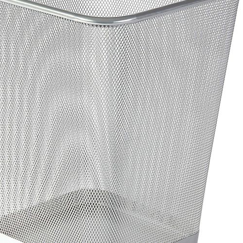 Osco Wiremesh Square Waste Bin Regular 29cm (Silver)
