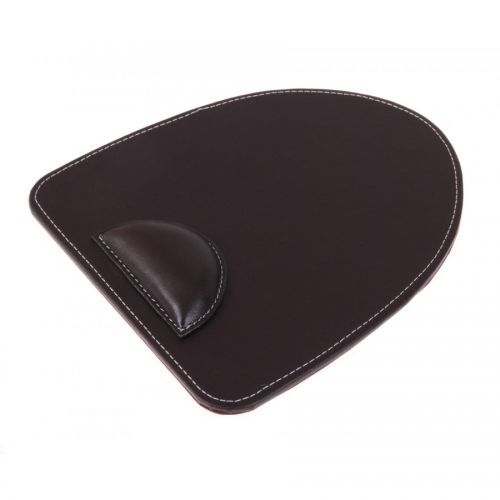 Osco Faux Leather Mouse Pad Brown
