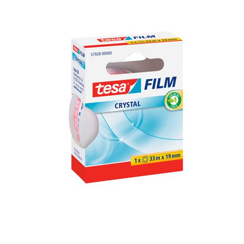 Tesafilm Crystal Tape 19mmx33m Clear 57928