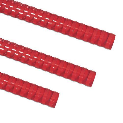 Fellowes 8mm Plastic Binding Combs Red PK100
