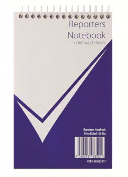 Nuco Reporters Notebook 320 Page Feint Ruled (Pack 10)