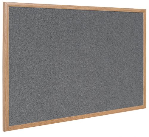 Bi-Office Earth-It Exec GY Felt Ntcbrd Oak Frme 120x90cm