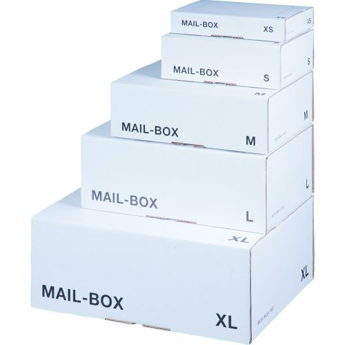 ValueX Mailing Box Medium 325x245x105mm White (Pack 20) - 212111220