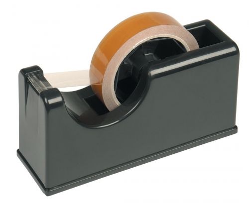 Pacplus Economy Desk Dispenser for 25mm Tapes Grey - PD326 Tape Dispensers 44934LM