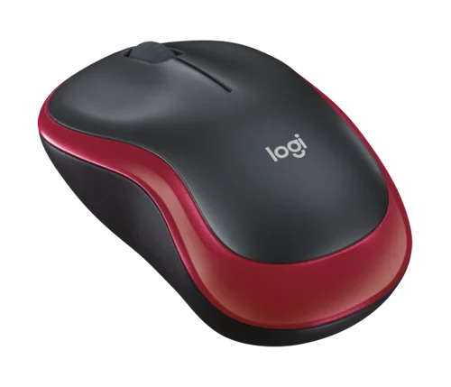 Logitech M185 Red Wireless Mouse Logitech