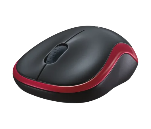 Logitech M185 Red Wireless Mouse Logitech