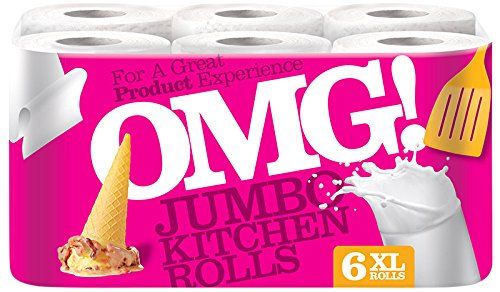 OMG Luxury Kitchen Roll 3 Ply 80 Sheet (Pack 6)