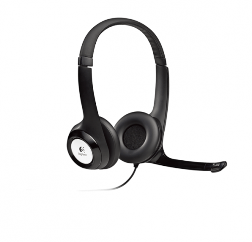 Logitech H390 Wired USB Computer Headset with Boom Microphone