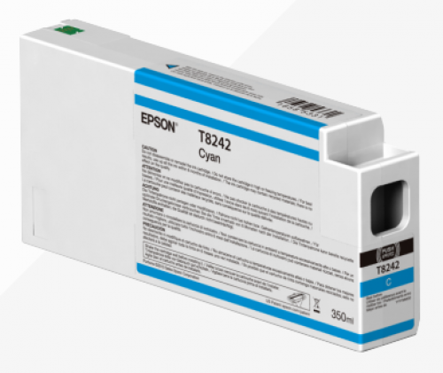 Epson T8242 Cyan Ink Cartridge 350ml - C13T824200