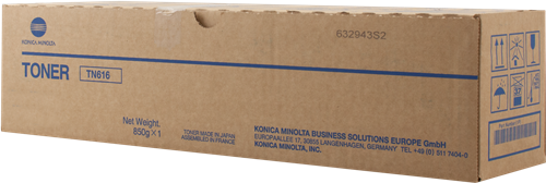 Konica Minolta TN616Y Yellow Toner Cartridge 41.8k pages - A1U9253