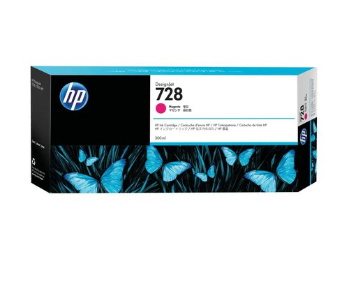 HP No 728 Magenta Standard Capacity Ink Cartridge 300ml - F9K16A