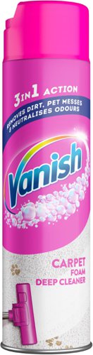 Vanish Carpet & Upholstery Foam Shampoo Cleaner 600 ml - 8039012 30057RH