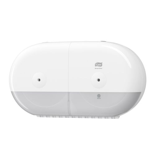 Tork 682000 SmartOne T9 Twin Mini Toilet Roll Dispenser White