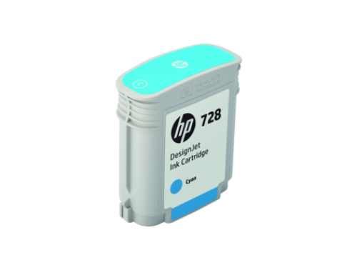 HP F9J63A 728 CYAN INK CARTRIDGE 40ML