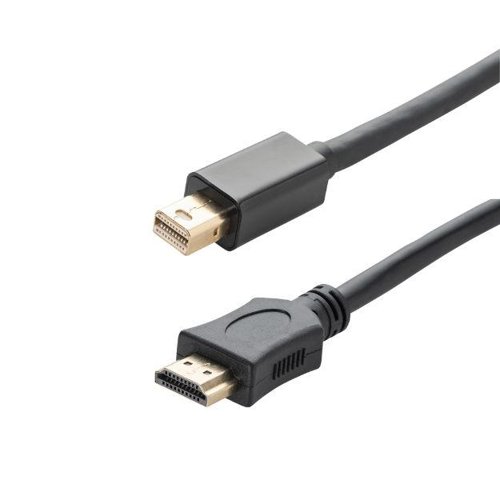 2m Mini DisplayPort to HDMI Connector Cable - Male to Male Gold Connectors 26-7198