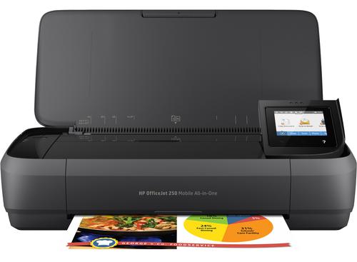 HP Officejet 250 Mobile All-in-one Printer Black CZ992A - HP - HPCZ992A - McArdle Computer and Office Supplies