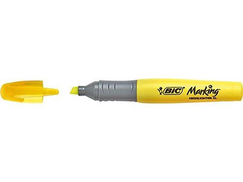 Bic Highlighter Grip XL Yellow PK10