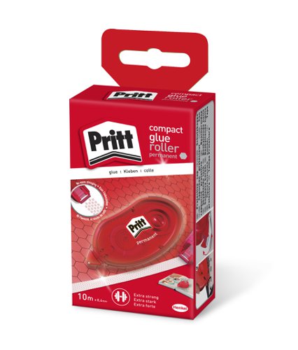 Pritt Compact Glue Roller Permanent 8.4mm x 10m (Pack 10) - 2120601
