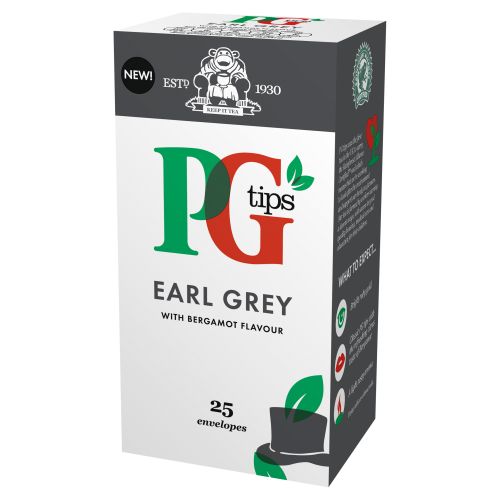 PG Tips Earl Grey Tea Envelopes (Pack 25) - NWT1625