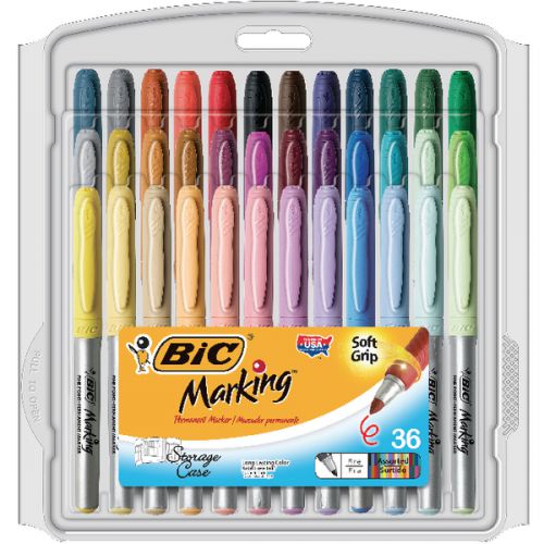 Bic Marking Fine Assorted PK36