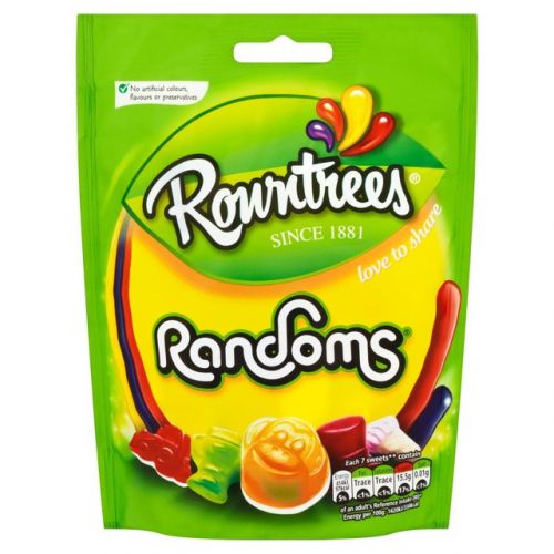 Rowntrees Randoms Sweets Sharing Bag 150g (Pack 1) 12461385