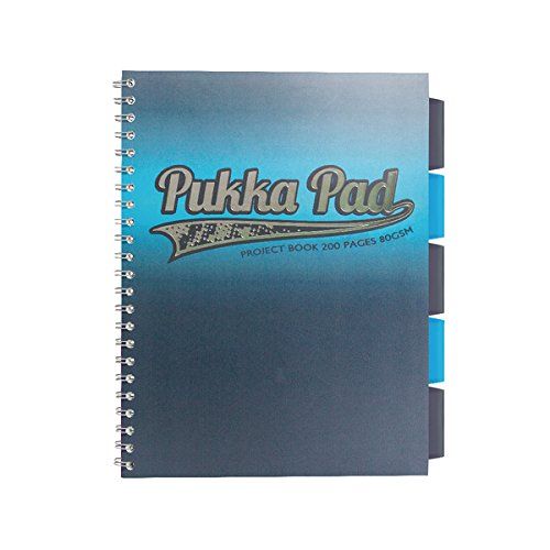 Pukka A5 ELECTRA Project Book Pink/Blue/Teal PK3