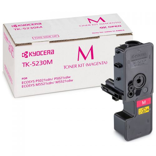 Kyocera TK5230M Magenta Toner Cartridge 2.2k pages - 1T02R9BNL0 Kyocera