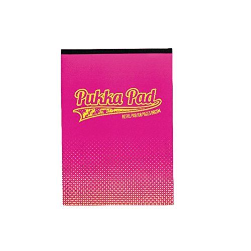 Pukka A4 Half Tone Refill Pad 160 page Blue/Pink/Purple PK3