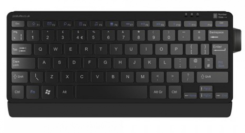 Silver Seal Number Slide Compact Keyboard Wired USB Black 9820010