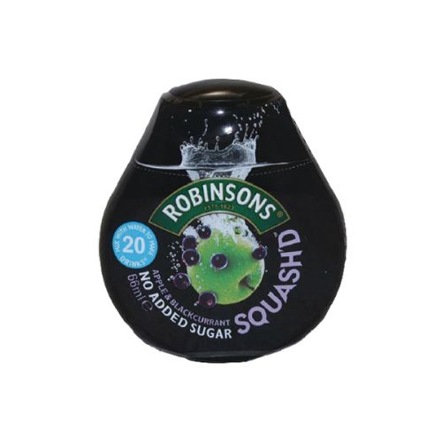 Robinsons Squashed Apple and Blackcurrant Squash 66ml (Pack 6) 402041