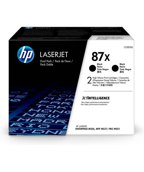 HPCF287XD | Keep printing costs low while maintaining productivity. HP Original LaserJet Toner Cartridges deliver consistent, uninterrupted printing. Because cartridges are designed for exceptional reliability, you avoid wasted supplies and expensive delays.