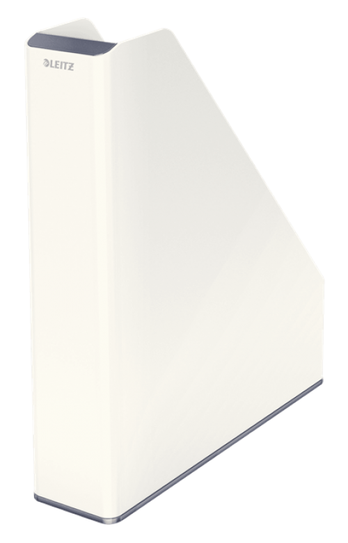 WOW Duo Colour Mag File A4 White PK2 with free Pen Holder