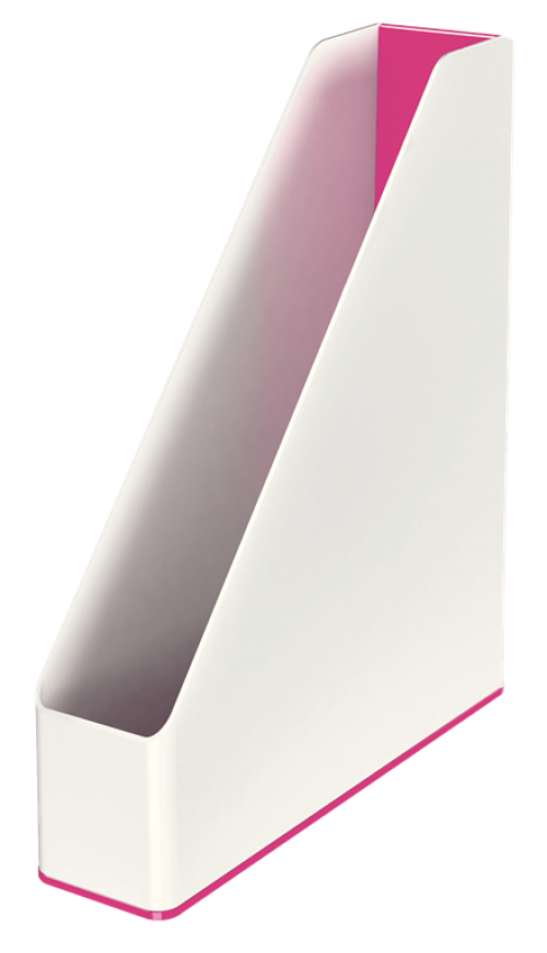 WOW Duo Colour Mag File A4 Pink PK2 with free Pen Holder