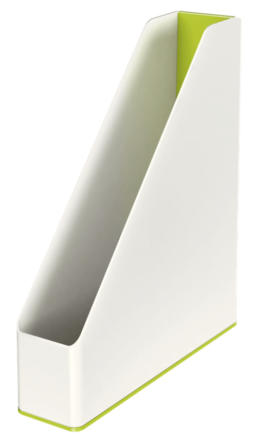 WOW Duo Colour Mag File A4 Green PK2 with free Pen Holder