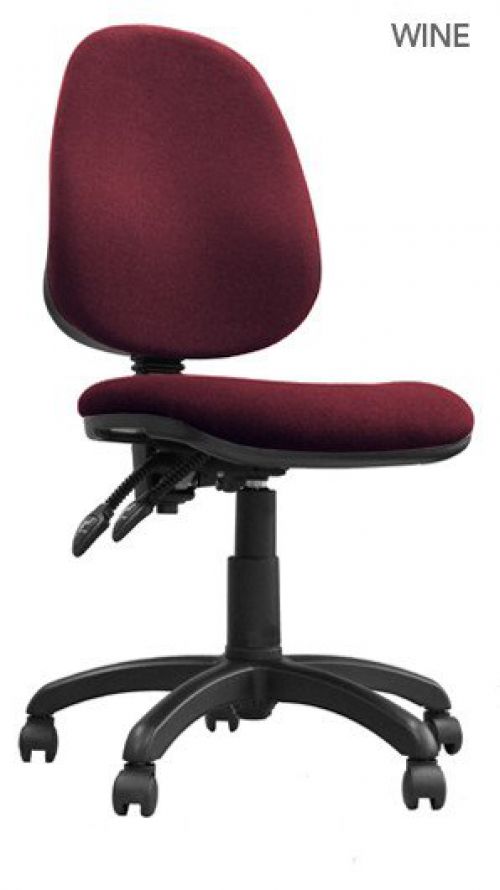 Java 200 High Back Operator Chair With Arms Red