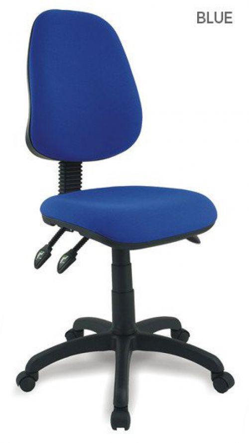 Java 300 High Back Synchronised Operator Chair Blue