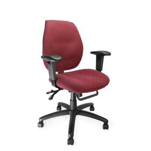 Severn Ergo Medium Back Operator Chair Adjustable Arms RD