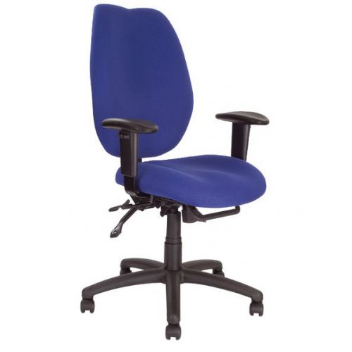 Thames Ergo High Back Operator Chair Adjustable Arms BL